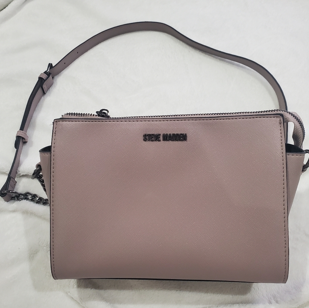 Steve Madden Cool Toned Pink/Gray Crossbody Bag, NWOT